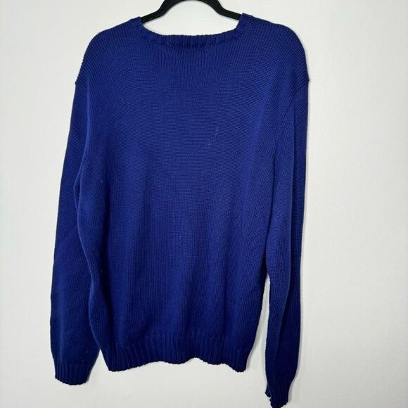 Polo Ralph Lauren royal blue pullover size large - Picture 4 of 4